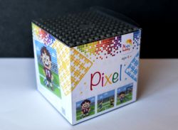   Pixel kocka  focis 3 db-os